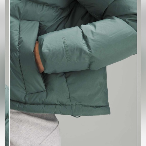 NWT Wunder Puff Cropped Jacket / Medium Forect - Picture 4 of 8